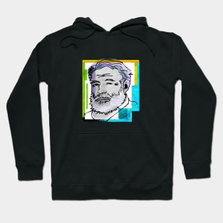 ERNEST HEMINGWAY, American novelist, short story writer, and journalist. Hoodie